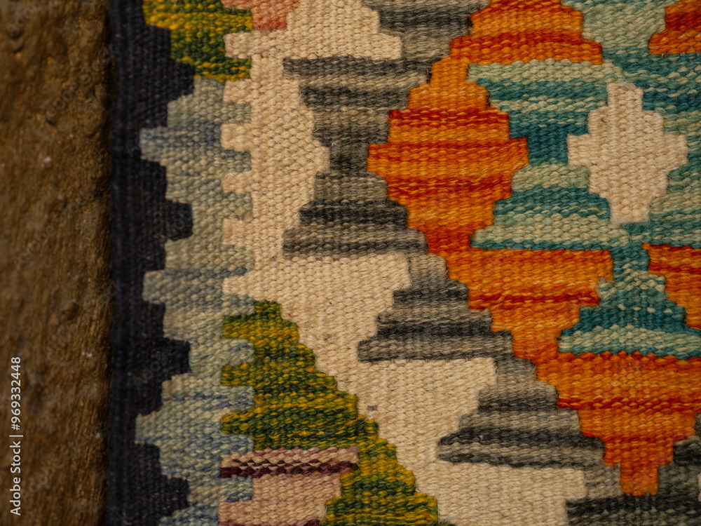 pattern of a colorful carpet pattern of a colorful carpet