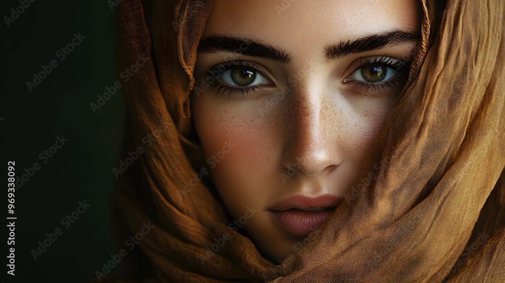 A captivating shot of a Persian woman, her eyes expressing a combination of mystery and sophistication. A captivating shot of a Persian woman, her eyes expressing a combination of mystery and sophistication.