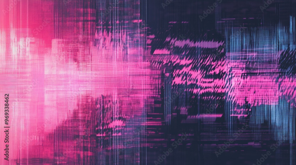 Abstract digital patterns with a glitch effect, creating a modern and edgy background. Abstract digital patterns with a glitch effect, creating a modern and edgy background.