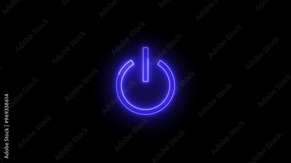 Animate power on/off buttons with startup and shutdown effects in digital interfaces. Animate power on/off buttons with startup and shutdown effects in digital interfaces.