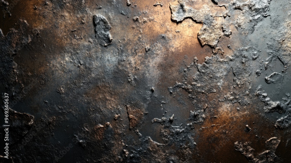 Abstract texture with a metallic finish, creating a modern and industrial background. Abstract texture with a metallic finish, creating a modern and industrial background.