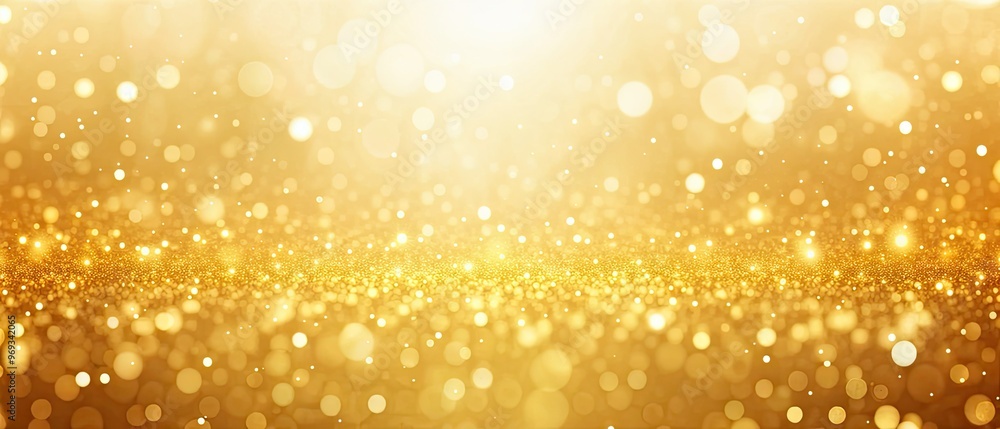 Naklejka premium Golden Glitter Background