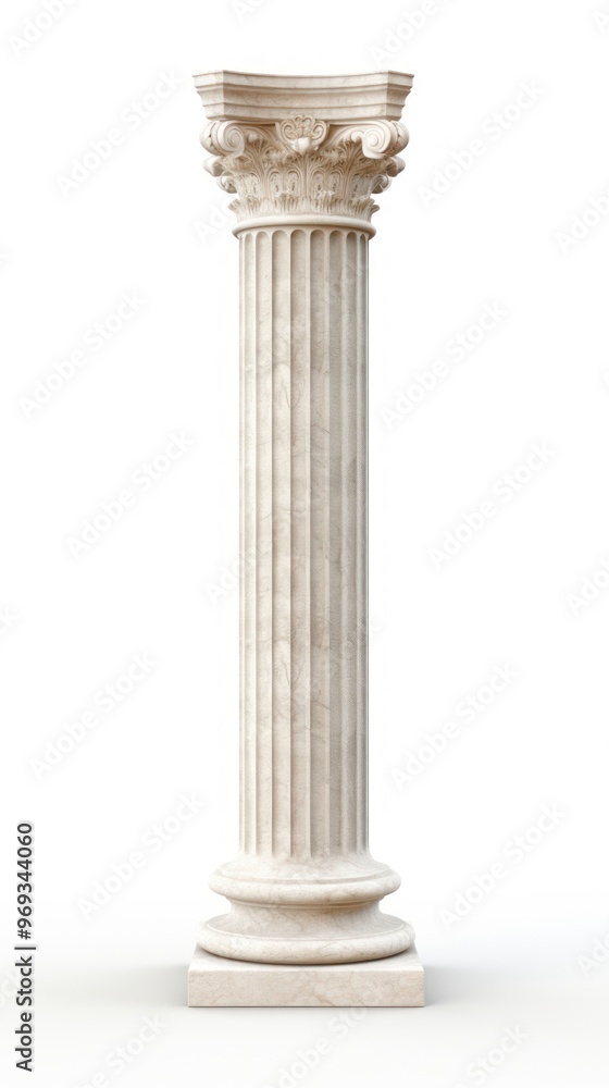 Obraz premium Marble pillar architecture ancient column.