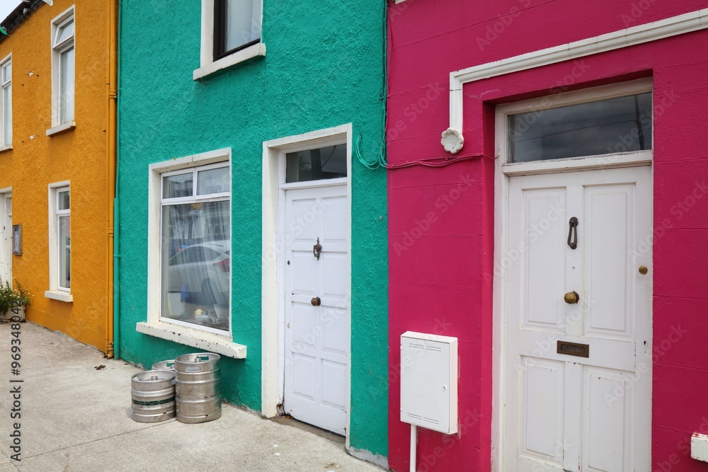 Naklejka premium Adare village in County Limerick in Ireland