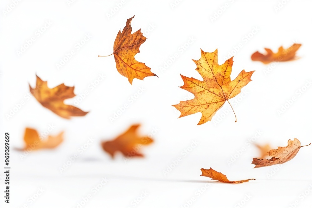 Autumn leaves leaf background floating. Autumn leaves leaf background floating.