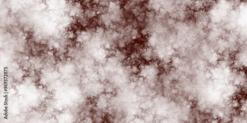 Violet dramatic smoke smoky illustration misty fog cumulus cloud modern vibrant grunge texture. Vector cloud reflection of neon smoke exploding design element. Colorful brown and white granite.	
