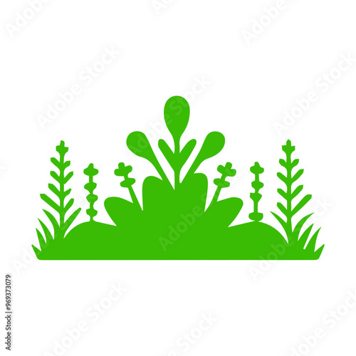 Wallpaper Mural Simple Bush vector Torontodigital.ca