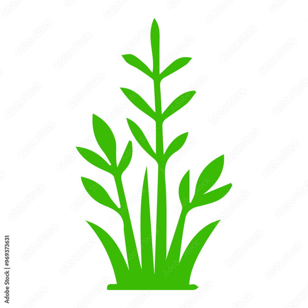 Naklejka premium Simple Bush vector