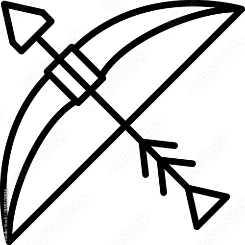 Bow And Arrow Icon