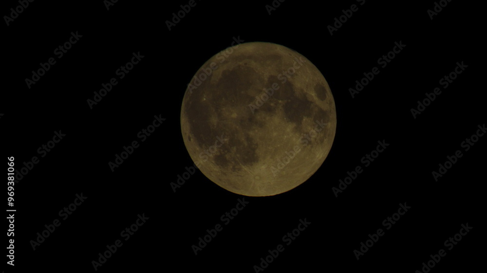 Full Moon Against Dark Night Sky Full Moon Against Dark Night Sky
