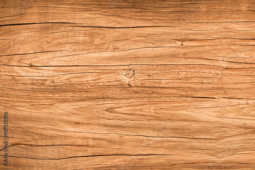 Closeup of a weathered wood surface with a rustic texture.