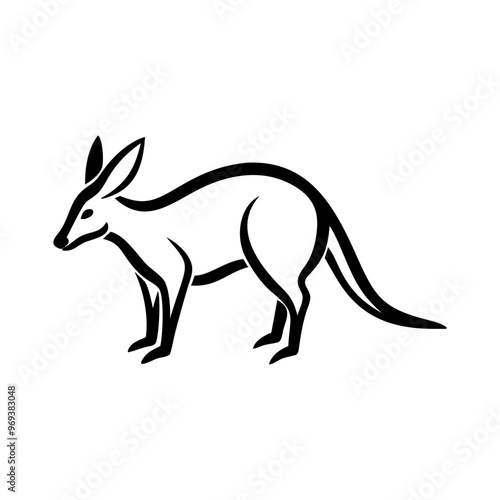 Aardvark Vector Illustration - SVG, Cricut Files, Clipart, and Cut Files for Silhouette, Perfect for Logos and T-shirt Graphics