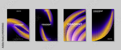 Minimalist gradient poster, suitable for wall decoration, covers, backgrounds and others