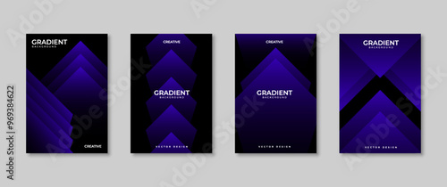 Minimalist gradient poster, suitable for wall decoration, covers, backgrounds and others