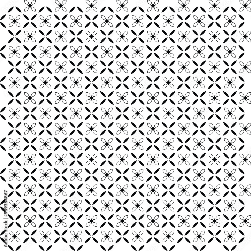 Fototapeta premium Flower Design Pattern For Fabric, texture, tile.
