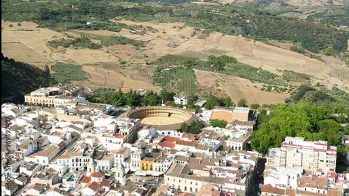 At the arena of the Royal Cavalry in Ronda Spain
