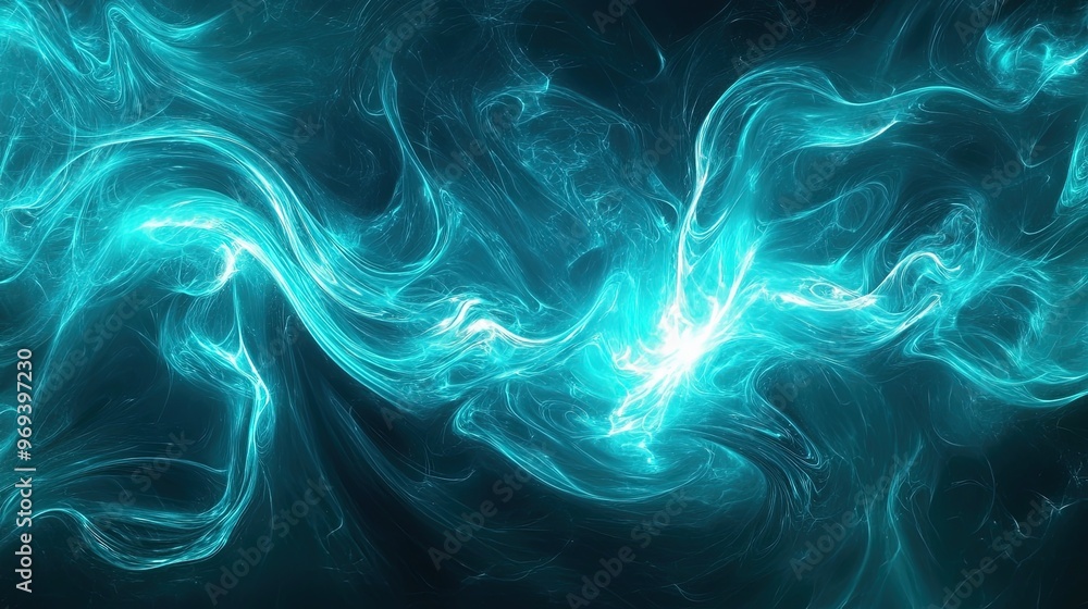 Obraz premium A_cosmic plasma effect background