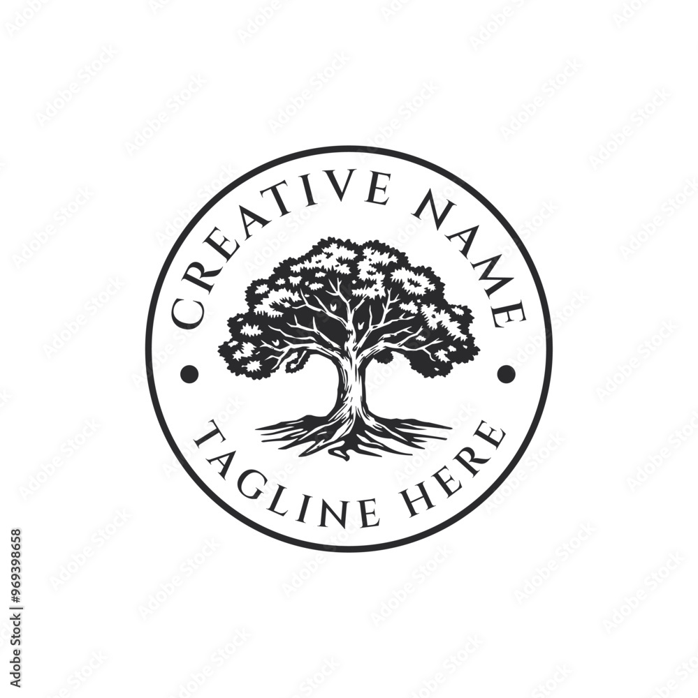Abstract vibrant tree logo design, root vector - Tree of life logo design inspiration isolated on white background. editable tree round shape emblem logo design. Abstract vibrant tree logo design, root vector - Tree of life logo design inspiration isolated on white background. editable tree round shape emblem logo design.