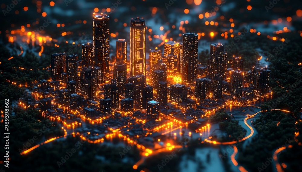Fototapeta premium Advanced 3D Business Insurance Claims Interface, detailed 3D workspace where users can track claim status, 