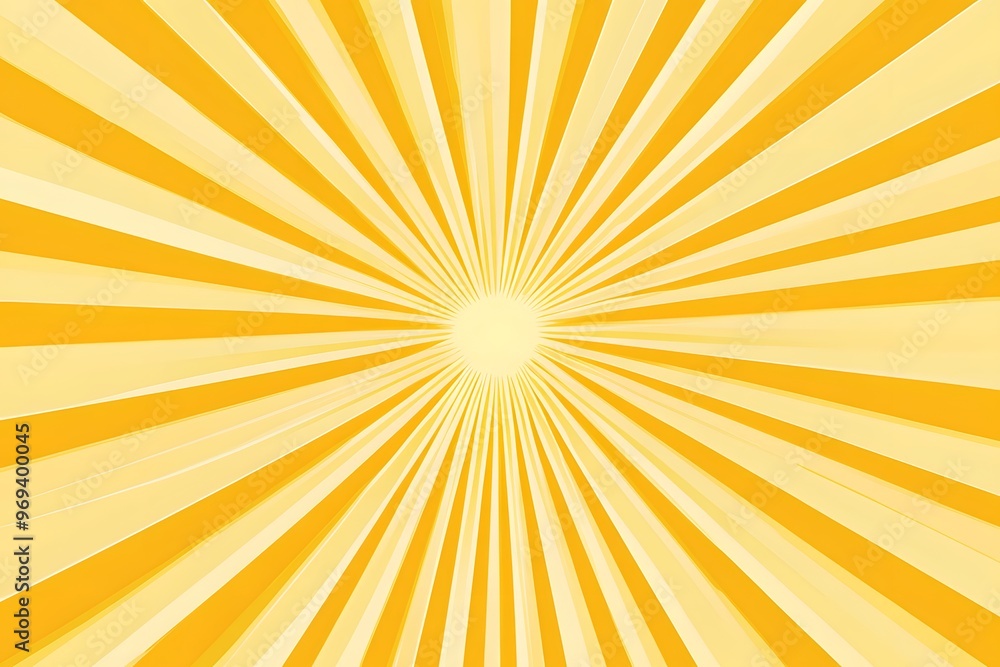 Fototapeta premium hyper realistic yellow sunburst rays sunbeam background