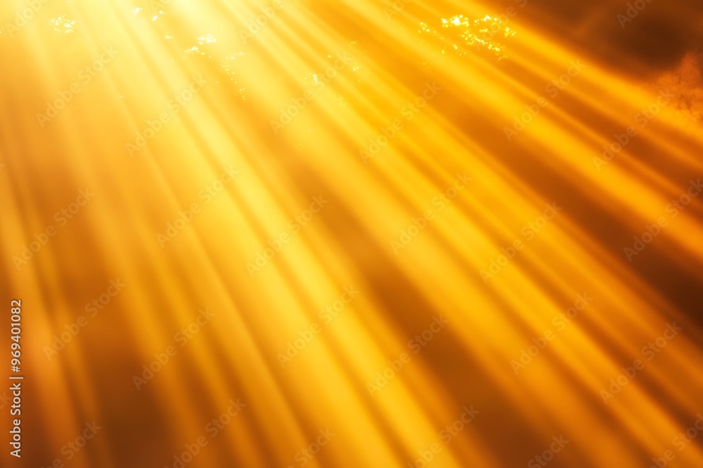 Obraz premium hyper realistic yellow sunburst rays sunbeam background