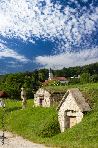 Wine cellar (Tufove pivnice), Velka Trna, Kosice country, Zemplin region, Slovakia photo