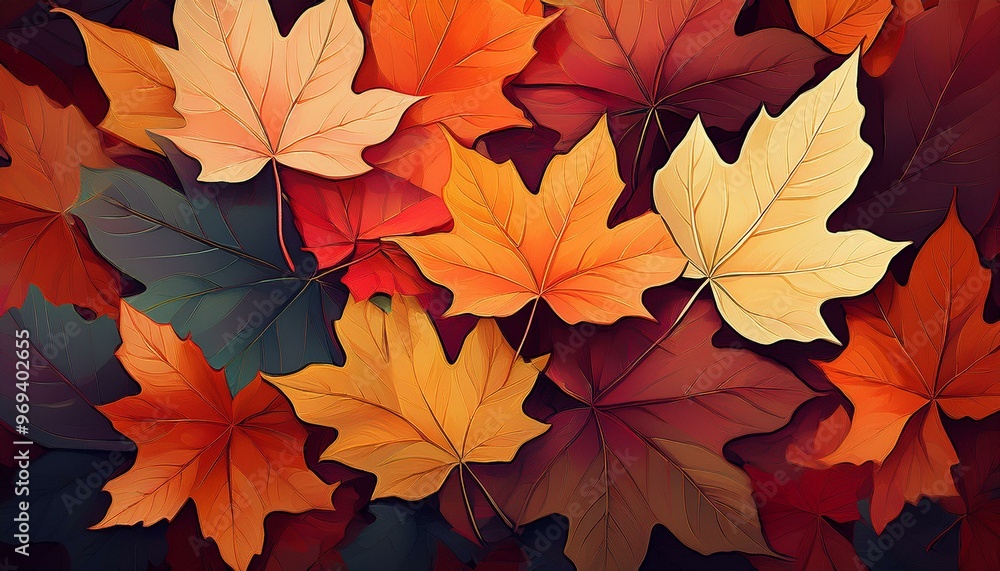 autumn maple leaves. vibrant and colorful arrangement of autumn leaves. autumn leaves background. leaves background autumn maple leaves. vibrant and colorful arrangement of autumn leaves. autumn leaves background. leaves background