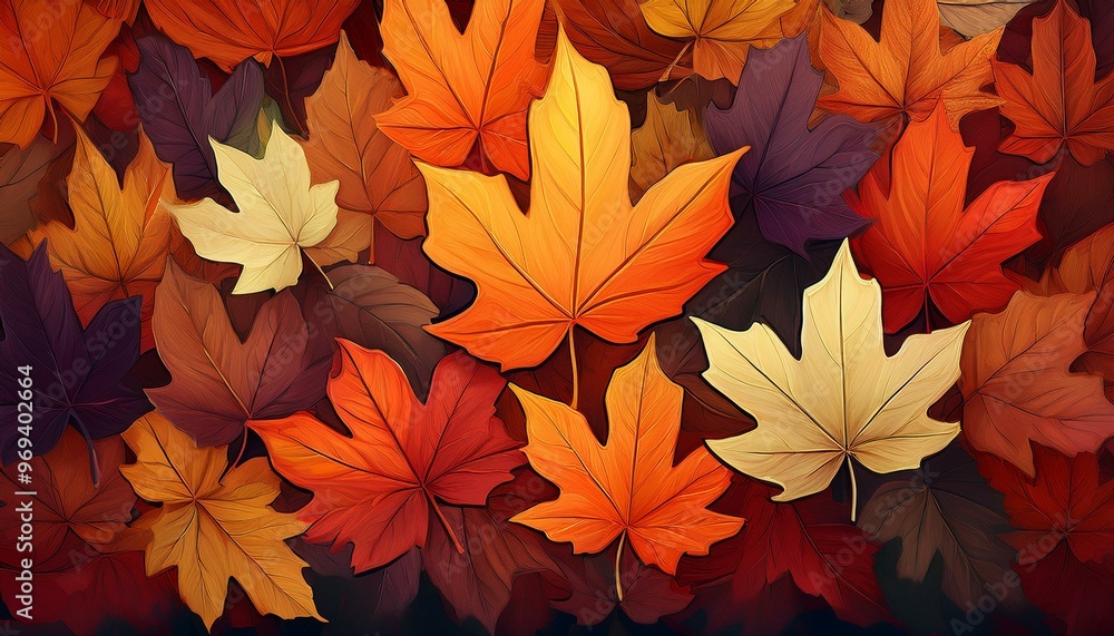 autumn maple leaves. vibrant and colorful arrangement of autumn leaves. autumn leaves background. leaves background autumn maple leaves. vibrant and colorful arrangement of autumn leaves. autumn leaves background. leaves background
