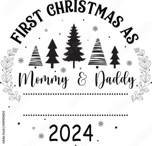 Baby's first Christmas 2024 Ornaments Design, Baby's first Christmas 2024 Round Design, My First Christmas as a grandpa 2024, My First Christmas as a grandma 2024, Our first Christmas Mommy & daddy