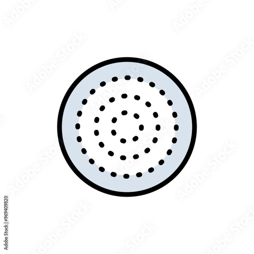 Spray cloud vector icon. Water, perfume or gas color pictogram, humidifier vapor, hairspray or shower drops, nasal spray, aerosol fluid sprinkle symbol