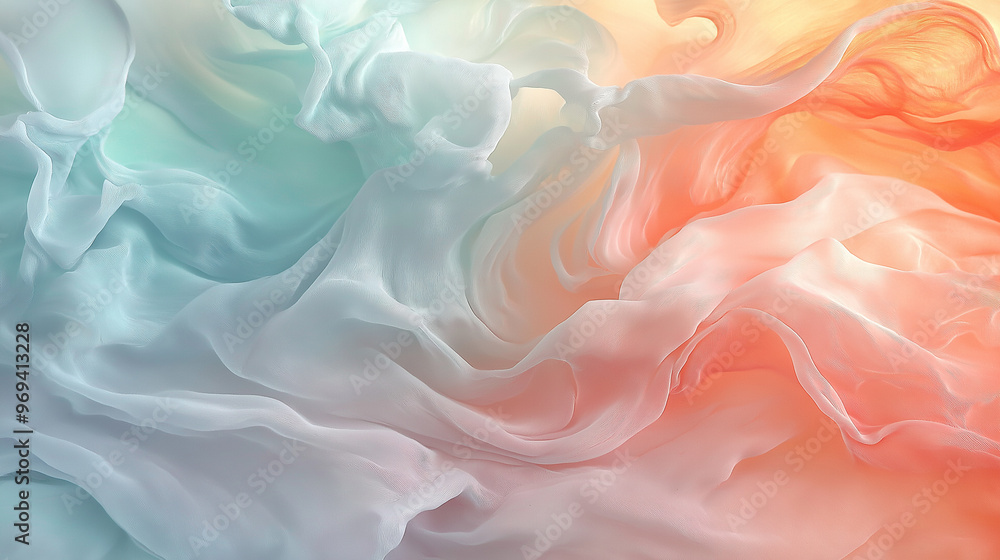 Obraz premium Fluid Abstract Patterns with Vibrant Colors