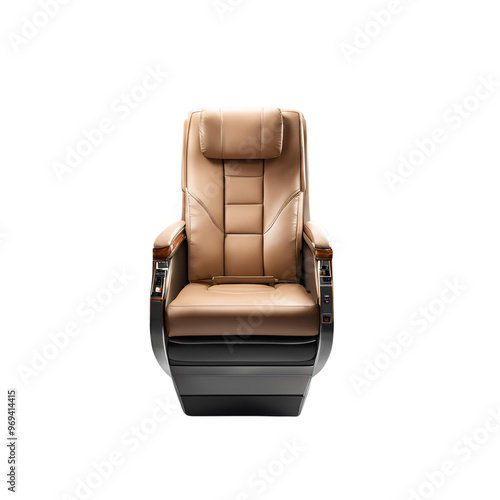 luxury chair in airplane