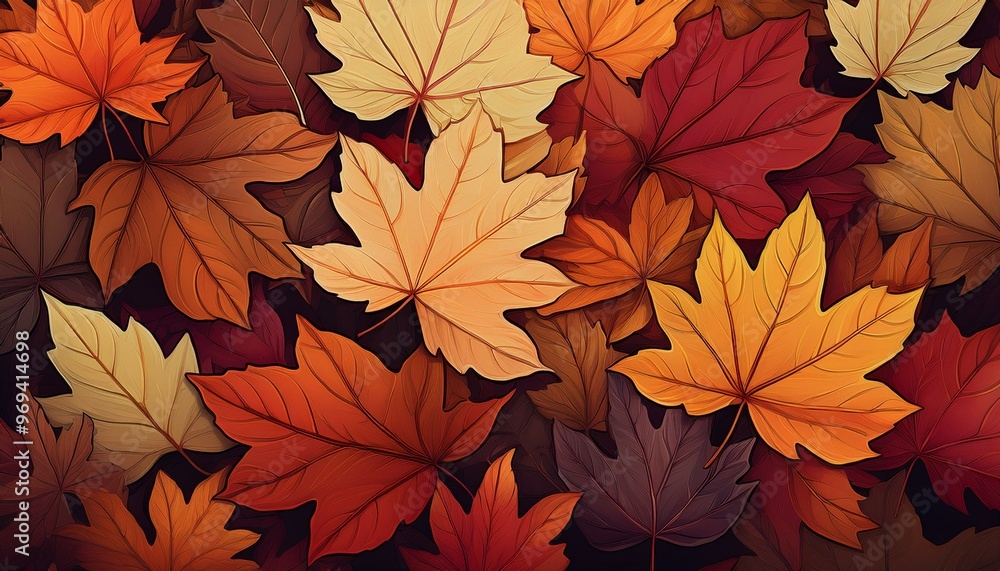 autumn maple leaves. vibrant and colorful arrangement of autumn leaves. autumn leaves background. leaves background autumn maple leaves. vibrant and colorful arrangement of autumn leaves. autumn leaves background. leaves background