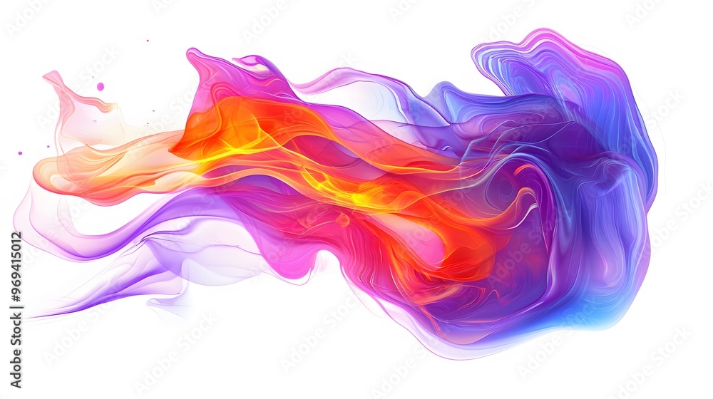 Abstract Colorful Swirling Paint Texture Abstract Colorful Swirling Paint Texture
