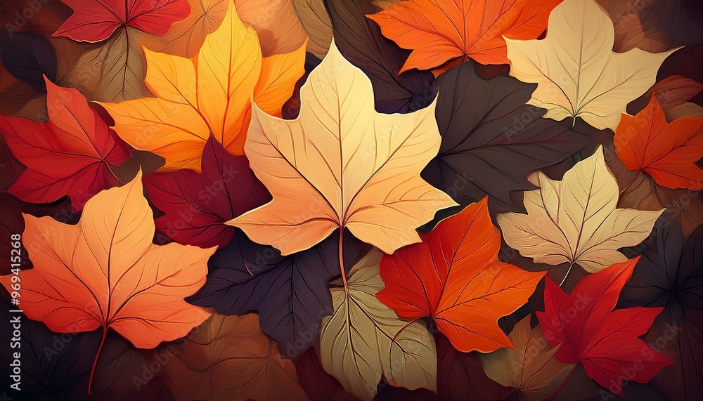 autumn maple leaves. vibrant and colorful arrangement of autumn leaves. autumn leaves background. leaves background autumn maple leaves. vibrant and colorful arrangement of autumn leaves. autumn leaves background. leaves background