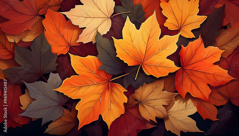 autumn maple leaves. vibrant and colorful arrangement of autumn leaves. autumn leaves background. leaves background autumn maple leaves. vibrant and colorful arrangement of autumn leaves. autumn leaves background. leaves background