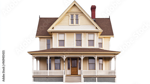 Victorian House Facade.