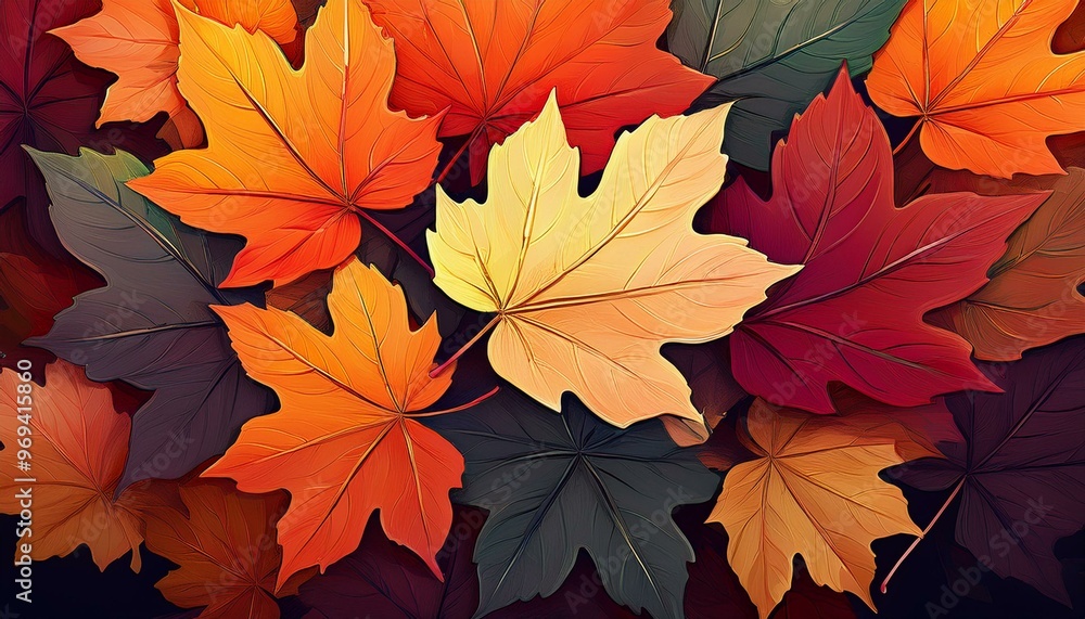 autumn maple leaves. vibrant and colorful arrangement of autumn leaves. autumn leaves background. leaves background autumn maple leaves. vibrant and colorful arrangement of autumn leaves. autumn leaves background. leaves background