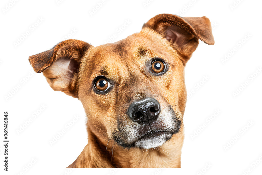 Dog headshoot isolated on transparent or white background, png Dog headshoot isolated on transparent or white background, png