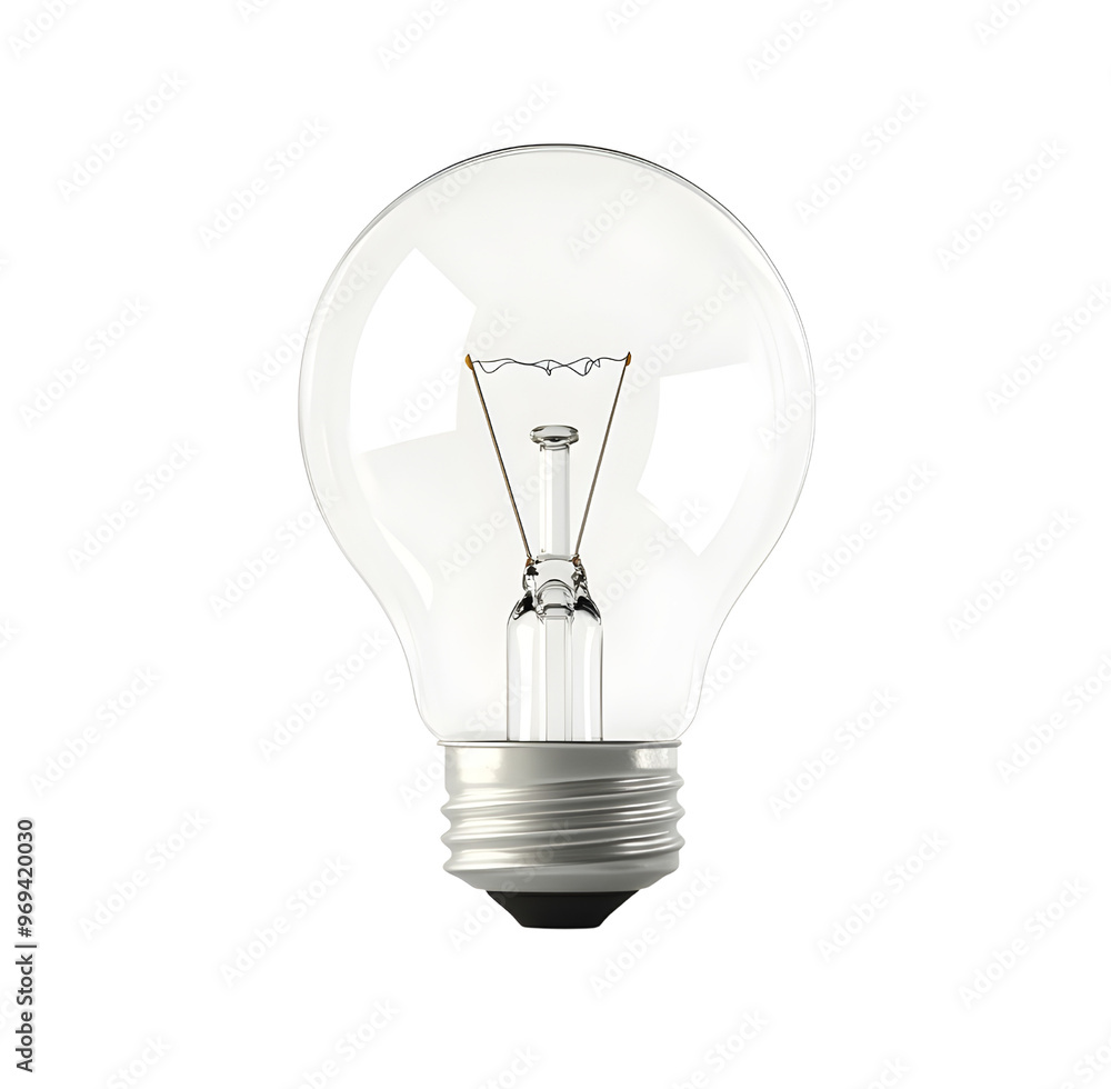 Lightbulb isolated on transparent or white background, png Lightbulb isolated on transparent or white background, png