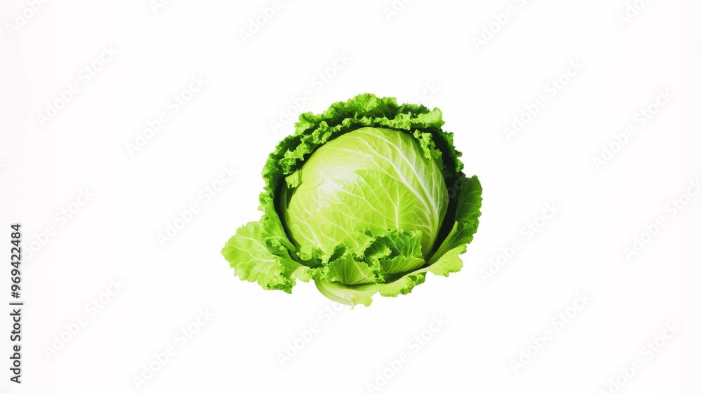 2d icon of a cabbage isolated on a white background 2d icon of a cabbage isolated on a white background