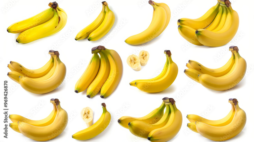 bananas isolated on white background bananas isolated on white background