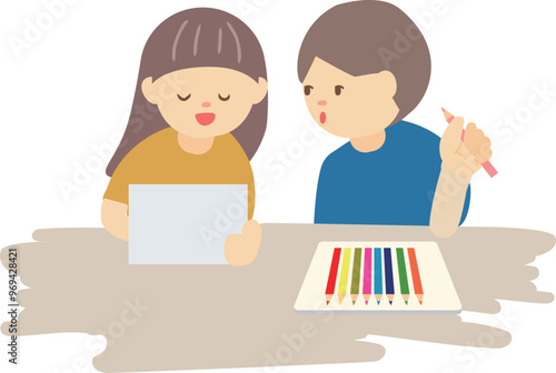 子供_お絵描き