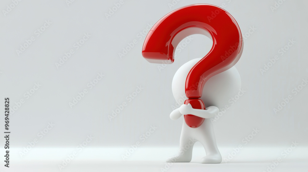 Question Mark Man. Question Mark Man.