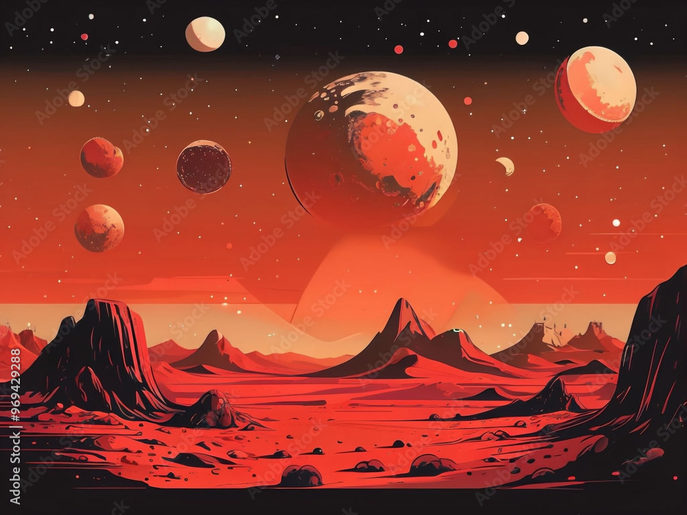 Obraz premium landscape with space