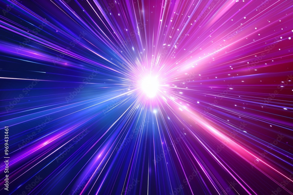 A blue purple star light speed, white rays of energy moving fast in the background, glowing effect, vector illustration, simple design, vector art style, high resolution, high definition, high quality A blue purple star light speed, white rays of energy moving fast in the background, glowing effect, vector illustration, simple design, vector art style, high resolution, high definition, high quality