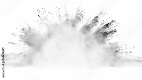 bright white paint color powder explosion