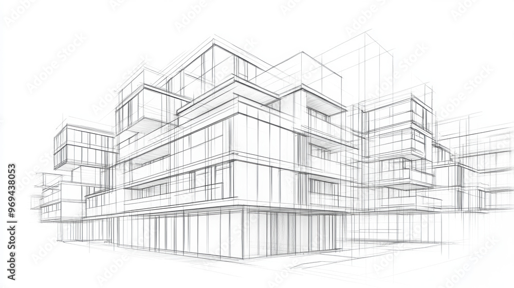 Building Blueprint Sketch. Building Blueprint Sketch.