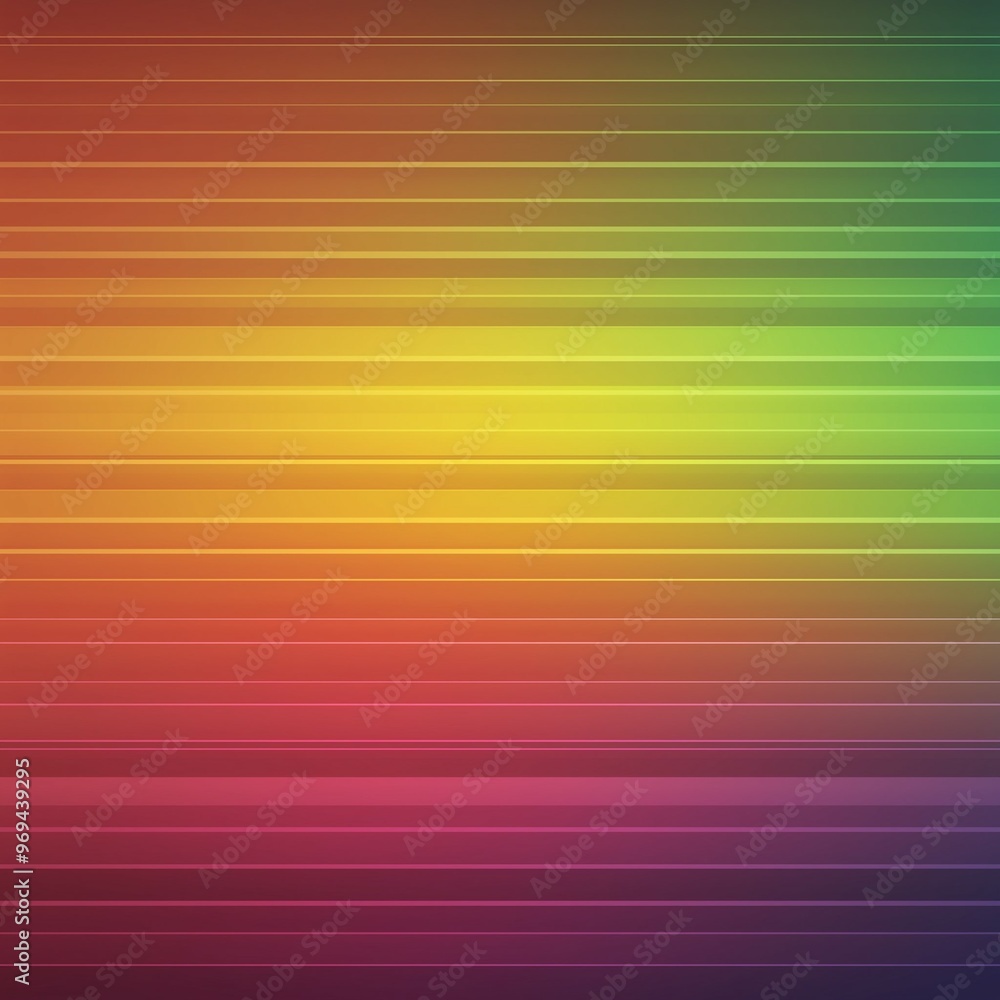 Abstract horizontal gradient background with lines transitioning from red to green and yellow Abstract horizontal gradient background with lines transitioning from red to green and yellow
