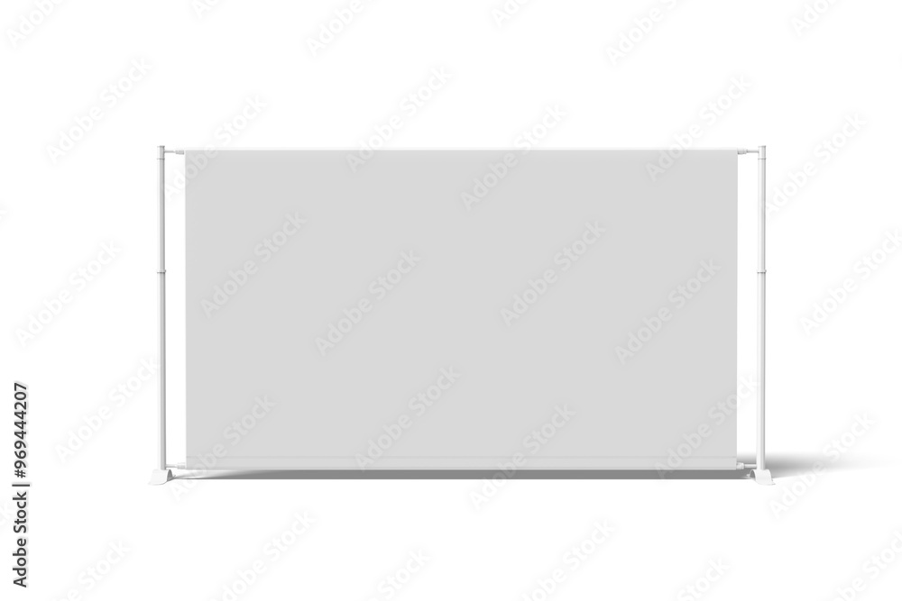 Blank Banner Backdrop, 3D Illustration Blank Banner Backdrop, 3D Illustration